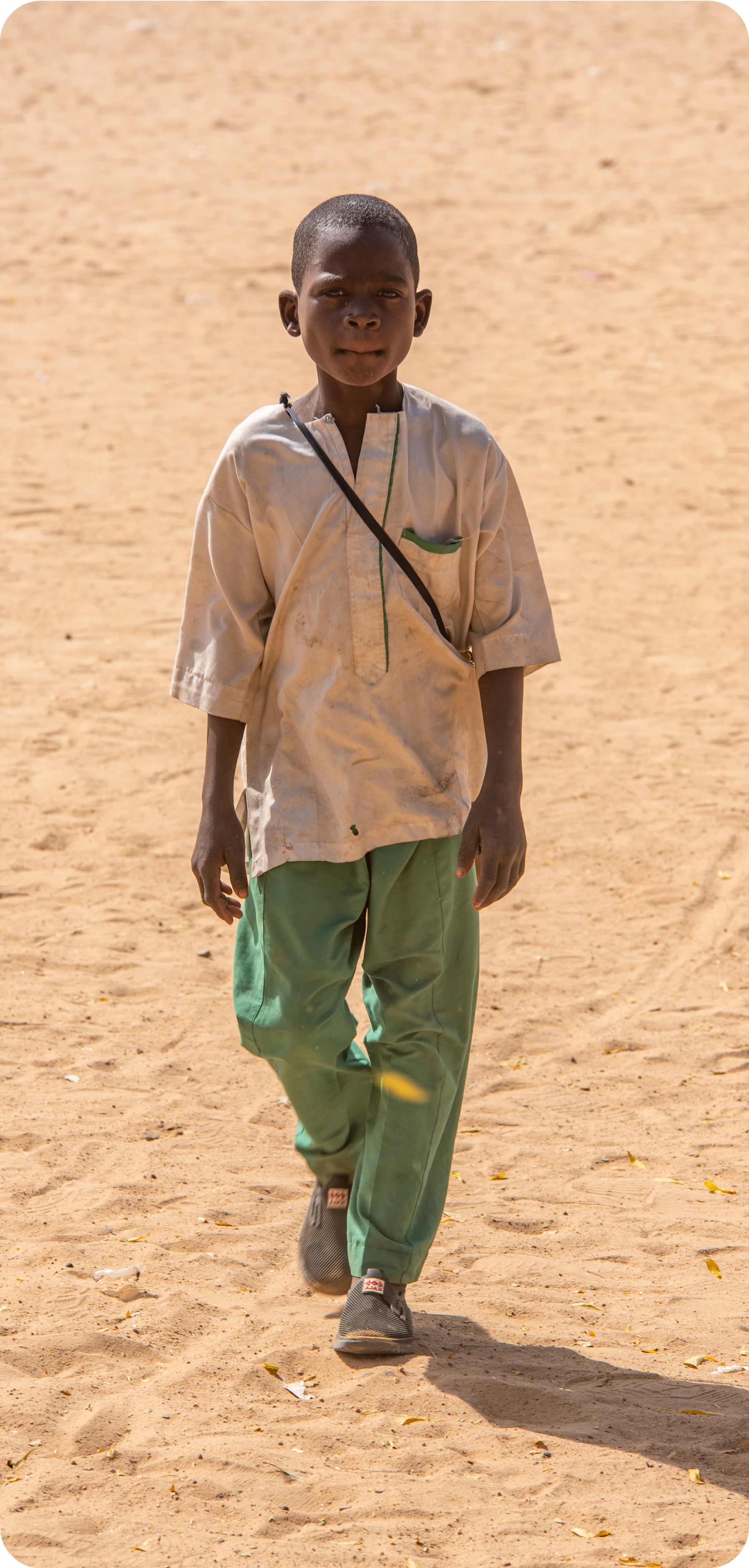 Student walking