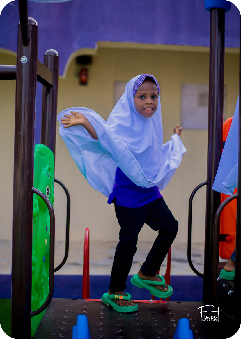 Student playing